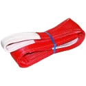 RS PRO 3 m Red Polyester Duplex Webbing Lifting Sling with Becket Eye, 5t Straight Pull Load Model 124-4887