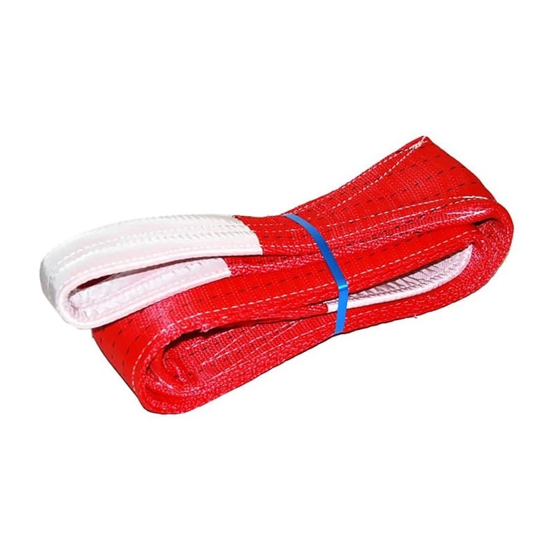 RS PRO 3 m Red Polyester Duplex Webbing Lifting Sling with Becket Eye, 5t Straight Pull Load Model 124-4887