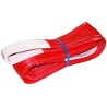 RS PRO 3 m Red Polyester Duplex Webbing Lifting Sling with Becket Eye, 5t Straight Pull Load Model 124-4887