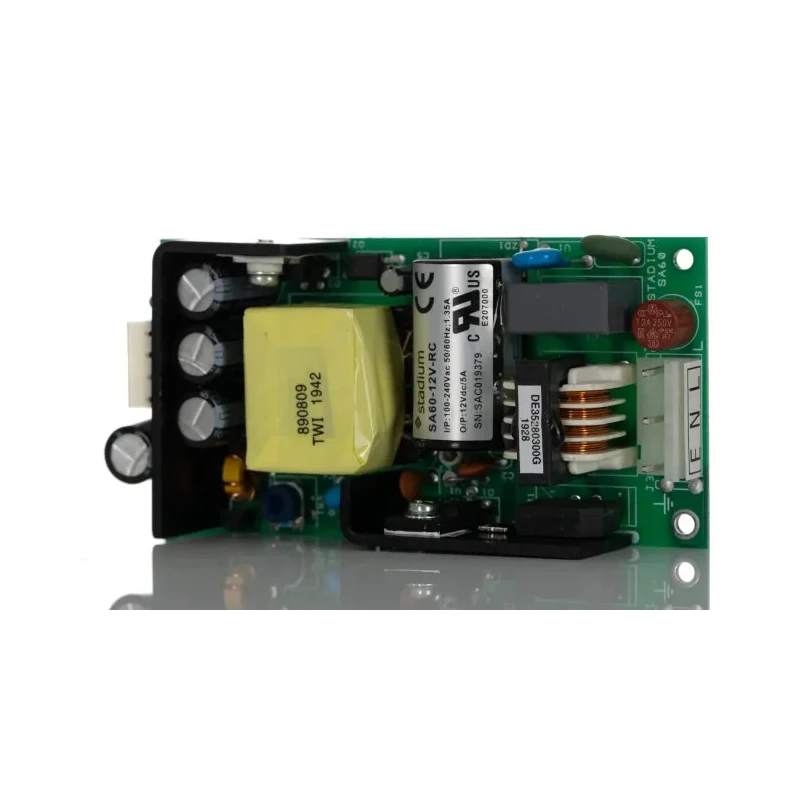 RS PRO Switching Power Supply 12V dc, 60W, Panel Mount, 230V ac Input SA60 124-4709