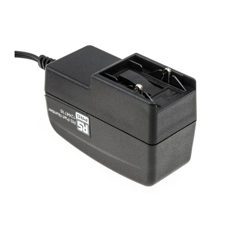 RS PRO 12W Universal AC/DC Adapter, 12V DC Output, 1A, 2.1 x 5.5 x 12 mm Centre Positive Connector, Global Plug 124-4716