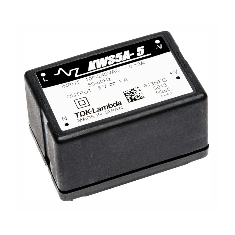 TDK-Lambda PCB Mount Encapsulated Switching Power Supply 12V DC 5.4W 450mA KWS5A-12