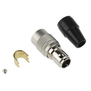 Hirose Circular Connector Miniature Socket, 6 Contacts, 100V, 2A, Push Pull Termination HR10A-7P-6S(73)