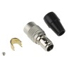 Hirose Circular Connector Miniature Socket, 6 Contacts, 100V, 2A, Push Pull Termination HR10A-7P-6S(73)