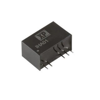 XP Power Isolated DC-DC Converter SIP7 Package 15V DC Output 30mA 16.5V DC Max Input 1W Power IHA01
