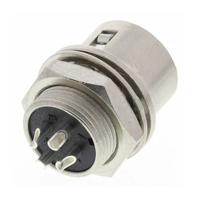 Hirose Circular Connector 4 Contacts Panel Mount Miniature Socket Male Push Pull 100V 2A HR10A-7R-4P(73)