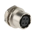 Hirose HR10A Series Circular Connector, 4 Contacts, Miniature Panel Mount Socket, Female, Push-Pull, 100V HR10A-7R-4S(73)