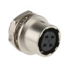 Hirose HR10A Series Circular Connector, 4 Contacts, Miniature Panel Mount Socket, Female, Push-Pull, 100V HR10A-7R-4S(73)
