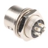 Hirose Circular Connector, 6 Contacts, Panel Mount, Miniature Socket Connector, Female, 100V, 2A, HR10A-7R-6S(73)