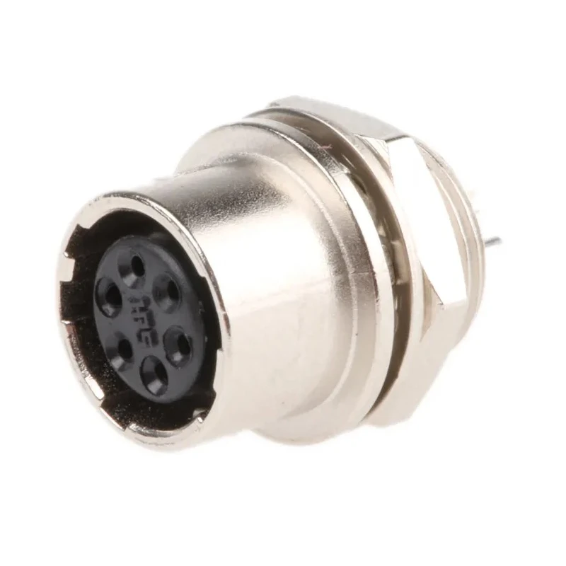 Hirose Circular Connector, 6 Contacts, Panel Mount, Miniature Socket Connector, Female, 100V, 2A, HR10A-7R-6S(73)