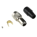 Hirose Circular Connector, Miniature Size, 12 Contacts, Cable Mount Plug, Female, HR10 Series HR10A-10P-12S(73)
