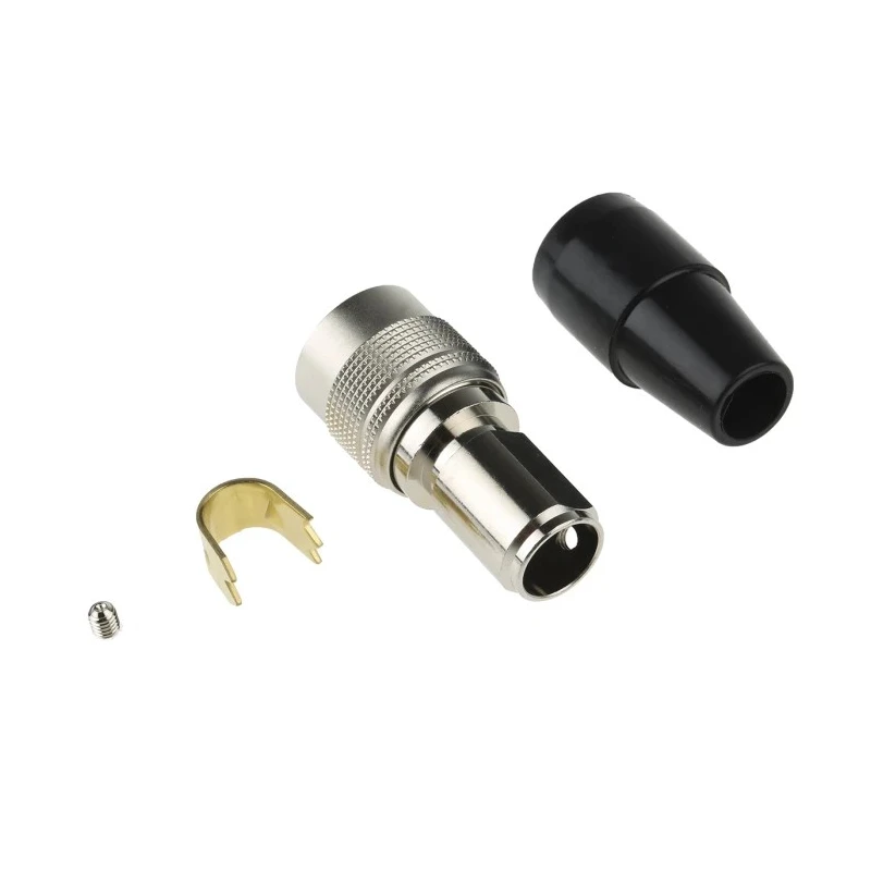 Hirose Circular Connector, Miniature Size, 12 Contacts, Cable Mount Plug, Female, HR10 Series HR10A-10P-12S(73)