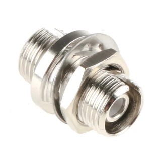 TE Connectivity Fibre Optic Adapter FC to FC Single Mode Simplex Ceramic Housing White 0.1dB Insertion Loss 536-7718