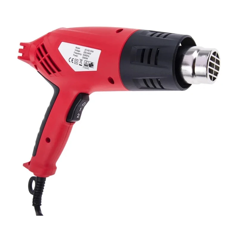RS PRO Electric Heat Gun 2 kW 240 V Corded 550°C Max Operating Temperature Type C EU Plug EOT0201