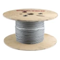 RS PRO Galvanised Steel Wire Rope 1.8 mm Diameter 100 m Length Safe Working Load 45 kg 124-4748