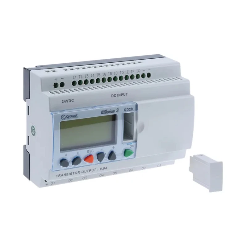 Crouzet Millenium 3 Series Logic Module 12-Input Digital Analogue Input 8 Outputs Transistor Output 88970052