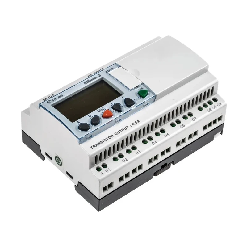 Crouzet Millenium 3 Series Logic Module, 16-Input Analogue and Digital Input, 10 Transistor Outputs, 24V DC Supply 88970162