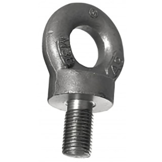 RS PRO Steel Collar Eye Bolt 1/2 in BSW Thread, 23 mm Thread Length, 20 mm Eye Outside Diameter, 0.5 t Working Load 124-4834