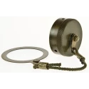 Amphenol Socapex Corded Dust Cap RJF Olive Drab Aluminium RJ45 Connector RJFC7G