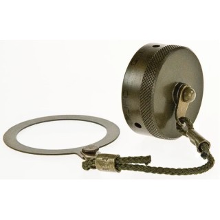 Amphenol Socapex Corded Dust Cap RJF Olive Drab Aluminium RJ45 Connector RJFC7G
