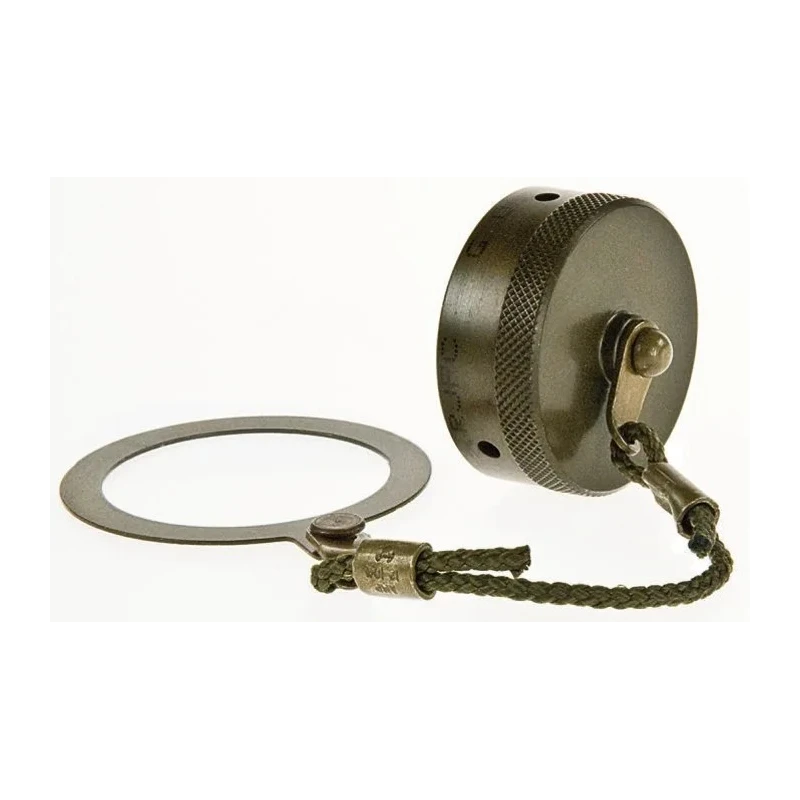 Amphenol Socapex Corded Dust Cap RJF Olive Drab Aluminium RJ45 Connector RJFC7G