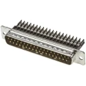 TE Connectivity Amplimite HDE-20 37 Way Straight 2.76 mm Pitch Cable D-Sub Connector Male 1-745498-5