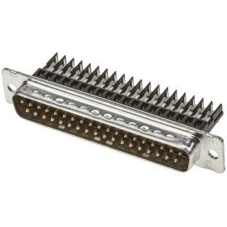 TE Connectivity Amplimite HDE-20 37 Way Straight 2.76 mm Pitch Cable D-Sub Connector Male 1-745498-5