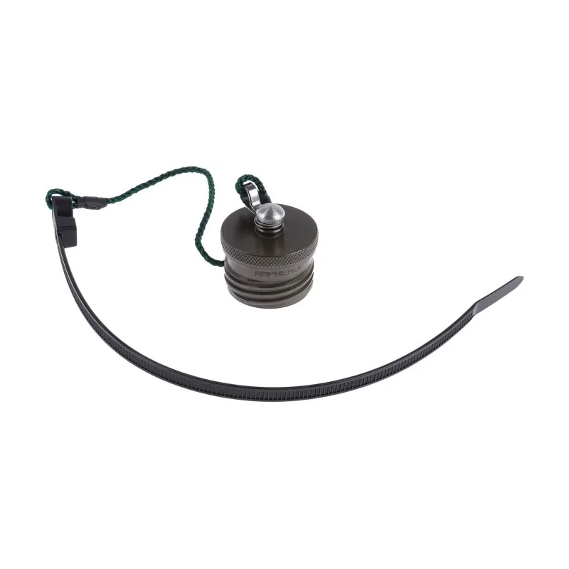 Amphenol Socapex Corded Dust Cap USBFTVC6G USB A Receptacle, Olive Drab, IP68 Rated USB Field Dust Cap USBFTVC6G