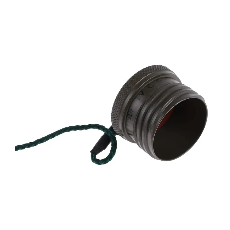 Amphenol Socapex Corded Dust Cap USBFTVC6G USB A Receptacle, Olive Drab, IP68 Rated USB Field Dust Cap USBFTVC6G