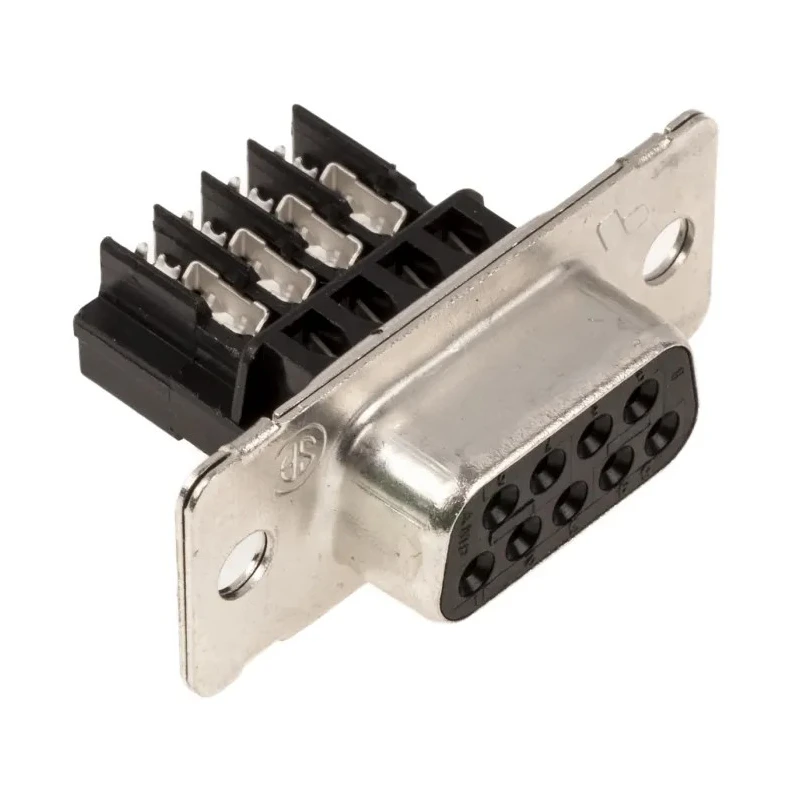 TE Connectivity Amplimite HDE-20 9 Way Straight 2.743 mm Pitch Cable D-Sub Connector Female 1-745491-7