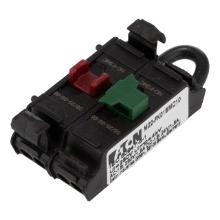 Eaton RMQ Titan M22 Series Contact Block 25V 4A Current Rating 1 NO/1 NC Push-in Terminal 180793 M22-FK01SMC10