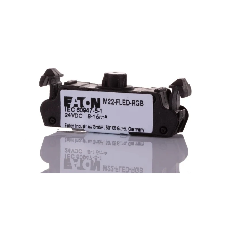 Eaton RMQ Titan M22 Series Light Block LED Indicator, 24V DC, Blue Green Red, Model 180800 M22-FLED-RGB