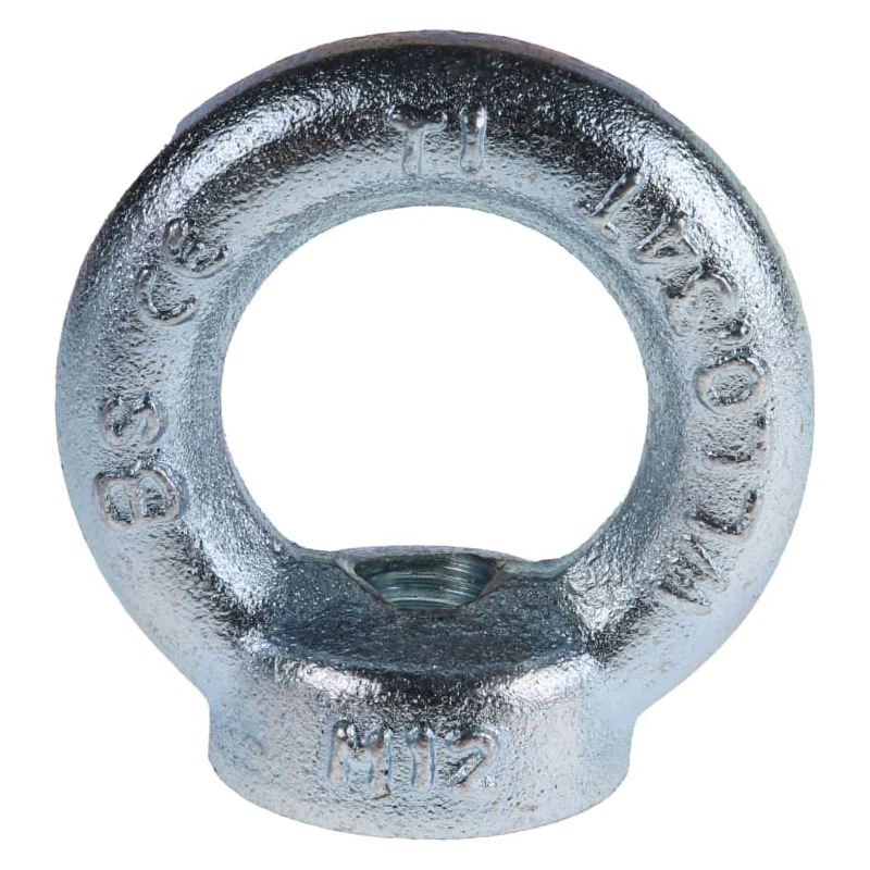 RS PRO Carbon Steel Eye Nut M12 Thread 54 mm Eye Outside Diameter 0.34t Working Load Zinc Plated 124-4842