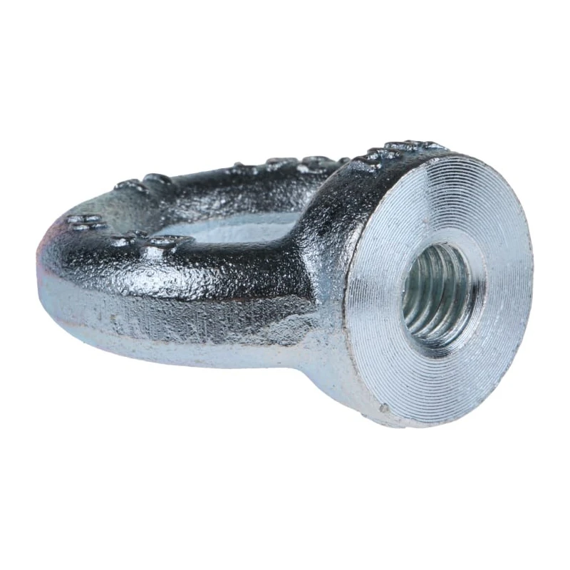 RS PRO Carbon Steel Eye Nut M12 Thread 54 mm Eye Outside Diameter 0.34t Working Load Zinc Plated 124-4842