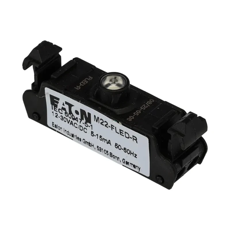 Eaton RMQ Titan M22 Series Light Block LED Red Illumination 12-30 V AC/DC 15mA Push-in Terminal 180798 M22-FLED-R