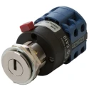 Kaba High Security Key Switch DPCO 20A 2-Way Common-Key Round Bezel Silver Housing K31100802-1-NI