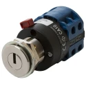 Kaba High Security DPCO Key Switch, 2 Positions, 20A, 24V DC / 440V AC, Momentary Operation, Random Key, Screw K31100602-NI