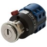 Kaba High Security DPCO Key Switch, 2 Positions, 20A, 24V DC / 440V AC, Momentary Operation, Random Key, Screw K31100602-NI