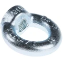 RS PRO Carbon Steel Zinc Plated Eye Nut M16 Thread 63 mm Diameter 0.7 t Working Load Limit 124-4843