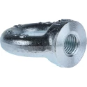 RS PRO Carbon Steel Zinc Plated Eye Nut M16 Thread 63 mm Diameter 0.7 t Working Load Limit 124-4843