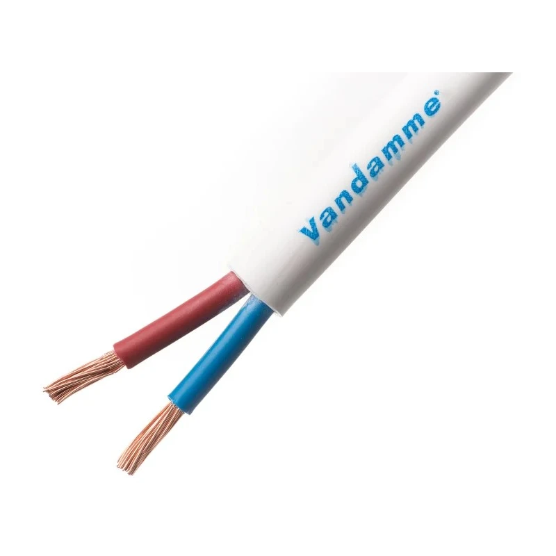 Van Damme 2 Core Low Smoke Zero Halogen Audio Cable White 100 m 278-515-090