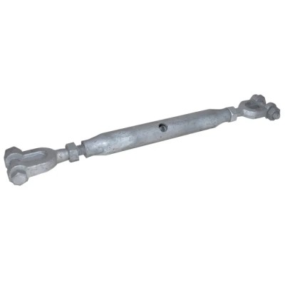 RS PRO Galvanised Jaw to Jaw Rigging Screw 12 mm Thread, 0.7t Working Load Limit 124-4845