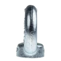 RS PRO Carbon Steel Zinc Plated Eye Nut M20 Thread 16 mm Thread Length 72 mm Eye Outside Diameter 1.2t Load 124-4844