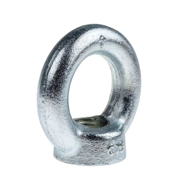 RS PRO Carbon Steel Zinc Plated Eye Nut M20 Thread 16 mm Thread Length 72 mm Eye Outside Diameter 1.2t Load 124-4844