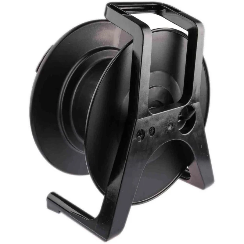 RS PRO Rubber Empty Cable Reel, 30 m Capacity, 12 mm Cable Diameter, 367 mm Height, 310 mm Diameter 124-5323