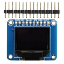 Adafruit Industries Mini Colour OLED 0.96 inch 16-bit 96x64 Pixel SPI Display with MicroSD Card Holder 684