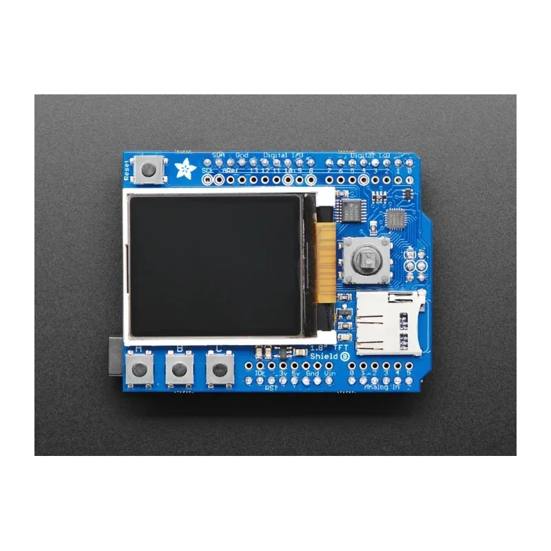 ADAFRUIT INDUSTRIES Arduino Compatible Colour LCD Display 1.8 in SPI Interface Model 802