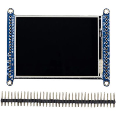 ADAFRUIT INDUSTRIES 2.8 Inch TFT LCD Resistive Touch Screen Display Module with MicroSD Socket ILI9341 1770