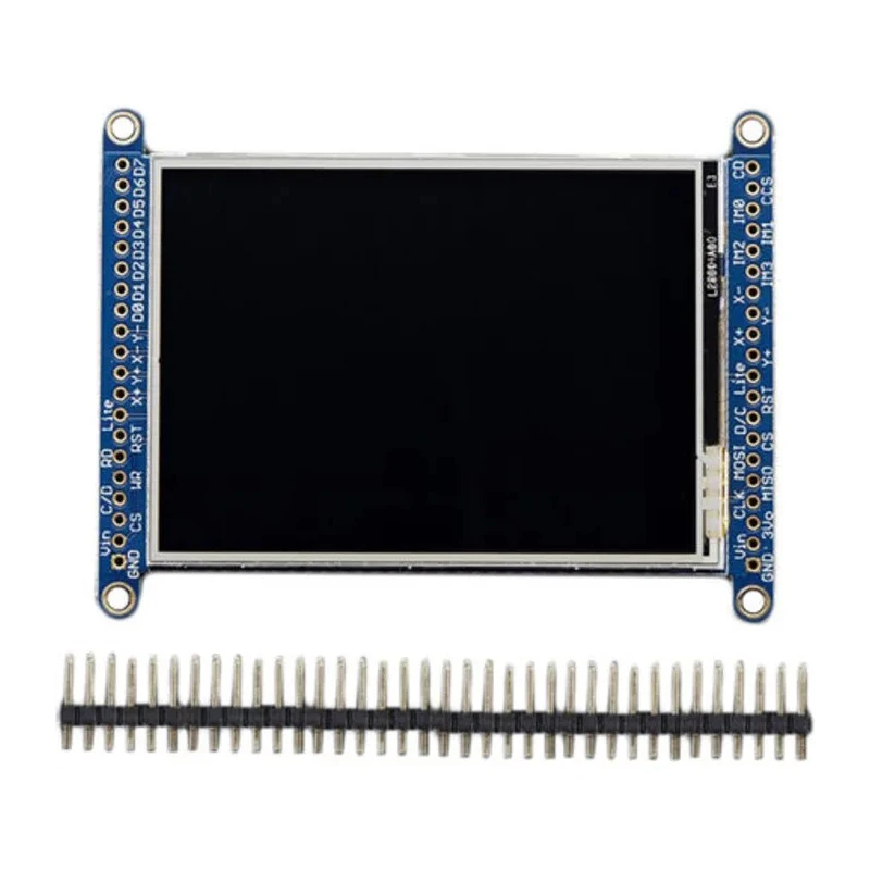 ADAFRUIT INDUSTRIES 2.8 Inch TFT LCD Resistive Touch Screen Display Module with MicroSD Socket ILI9341 1770