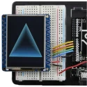 ADAFRUIT INDUSTRIES 2.4 in TFT LCD Resistive Touch Screen Display Module with ILI9341 Controller and MicroSD Socket 2478